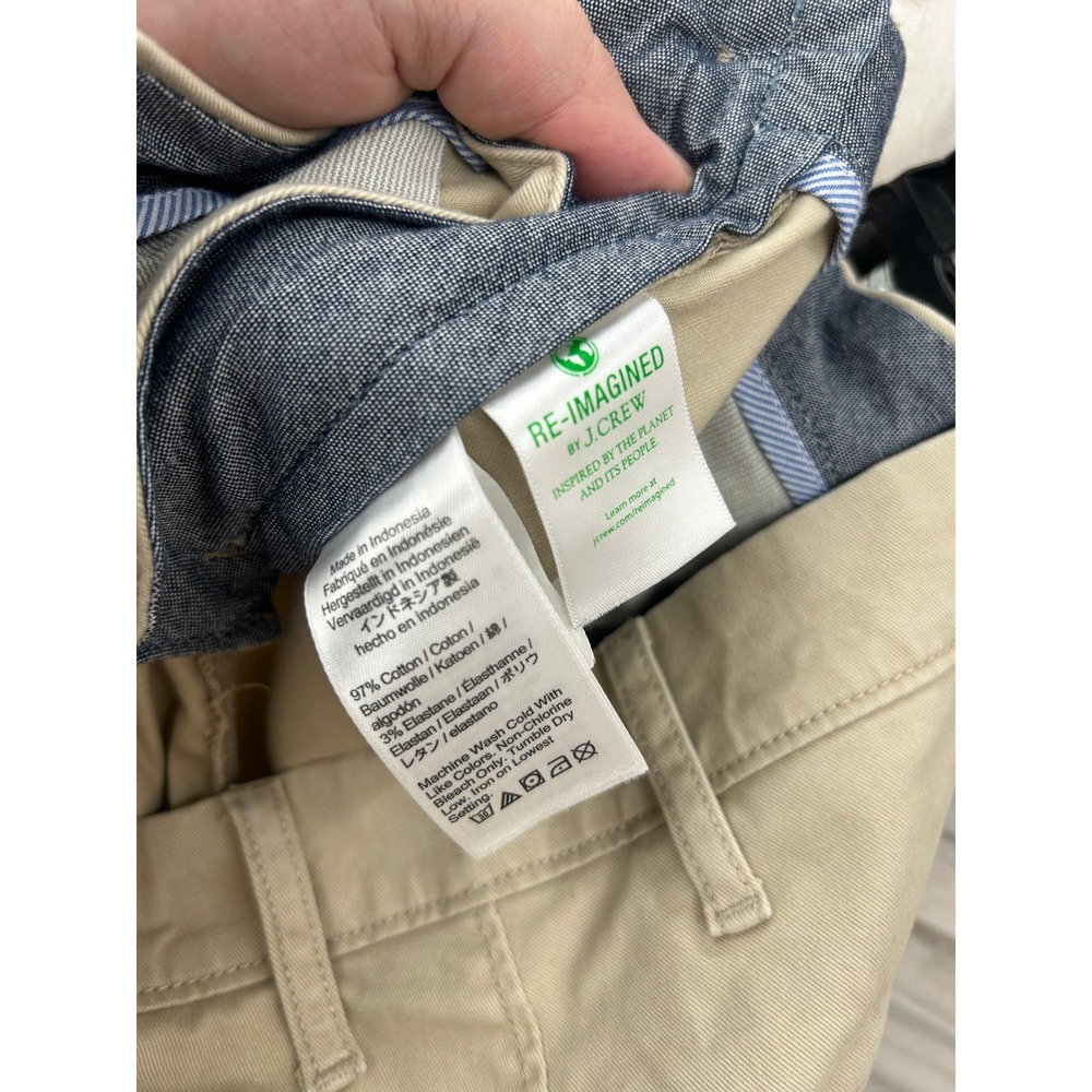 J.Crew Mens Tan Pants 484 Slim Fit Chino 29x32 Khaki Classic Career Work Casual - Picture 8 of 9